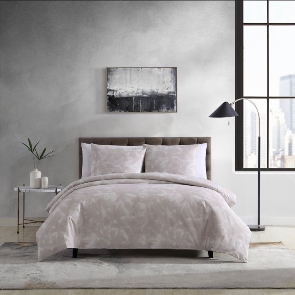 50%OFF‼️Kenneth Cole NY Lexington Floral Luxury Bedding 3pc duvet set Full QUEEN - Picture 3 of 15